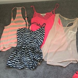 4 tank top lot